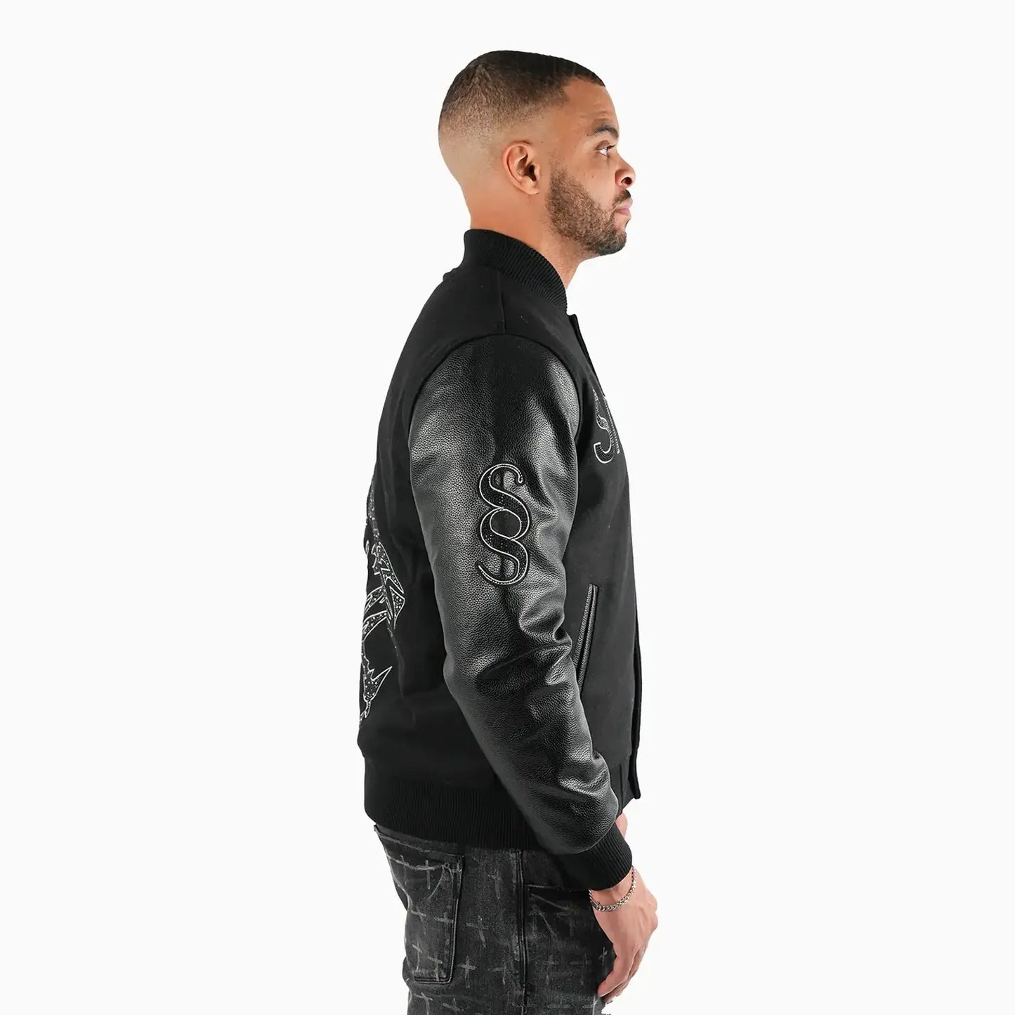 Men's Beast Wool Varsity Jacket
