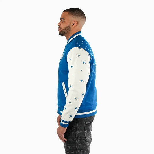Men's Faded Wool Varsity Jacket