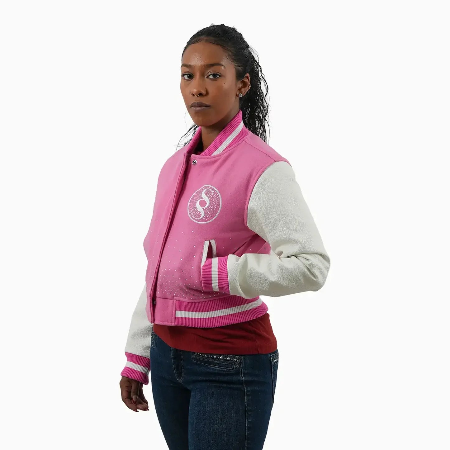 Women's Imperial Crest Wool Varsity Jacket
