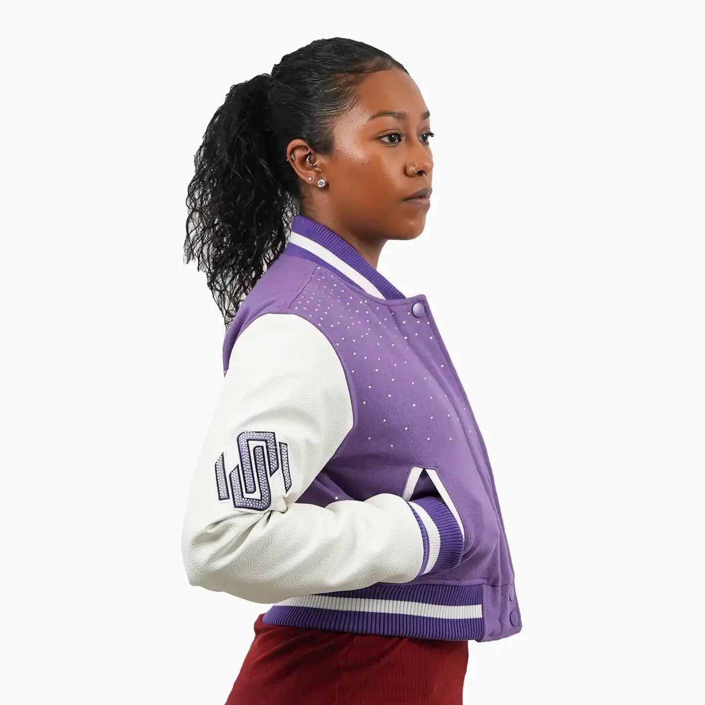 Women's Classic Wool Varsity Jacket
