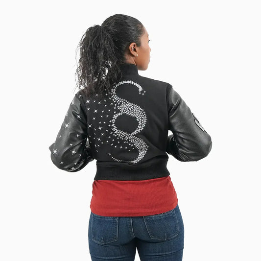 Women's Faded Wool Varsity Jacket