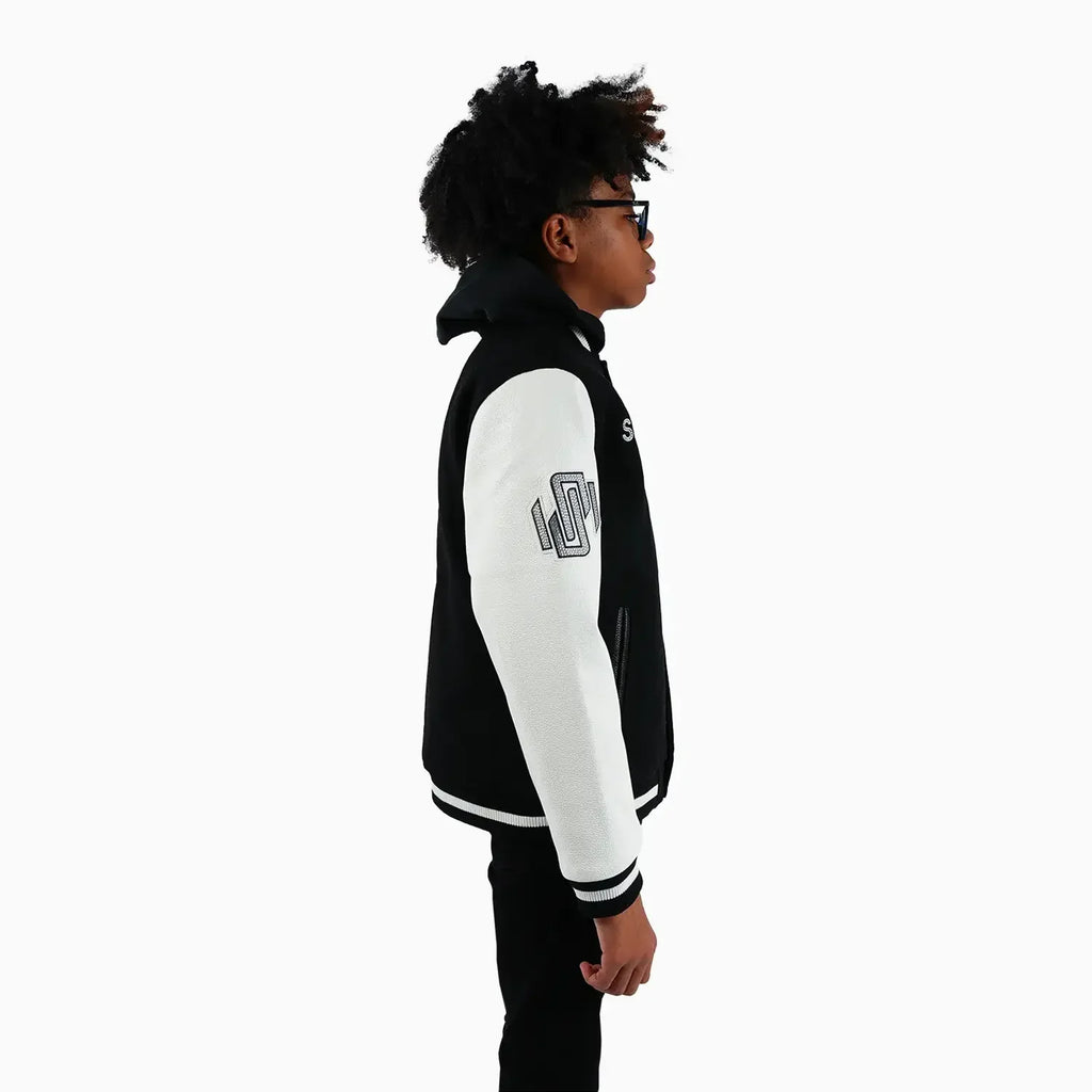 Kid's Faded Wool Varsity Jacket