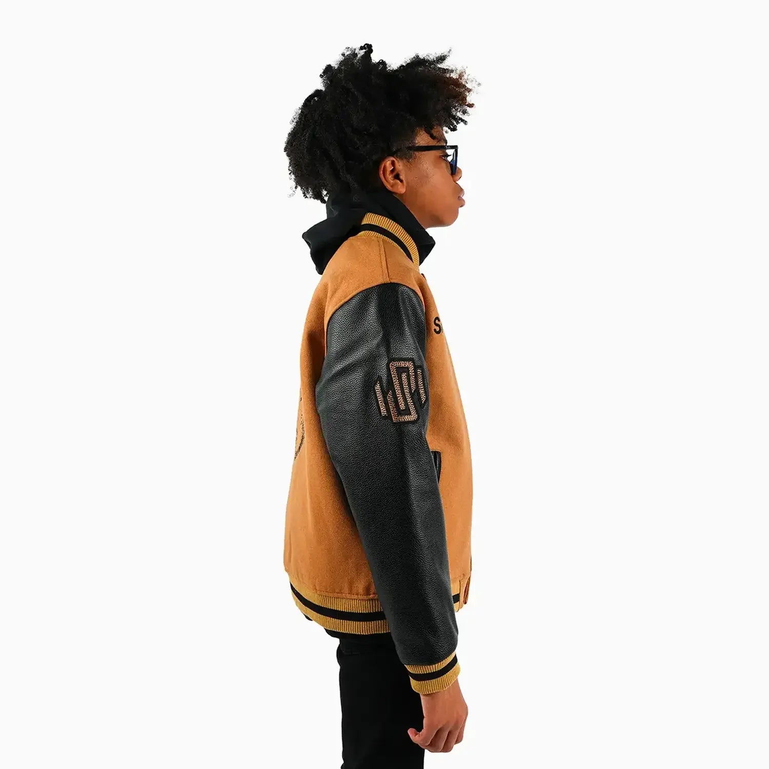 Kid's Faded Wool Varsity Jacket