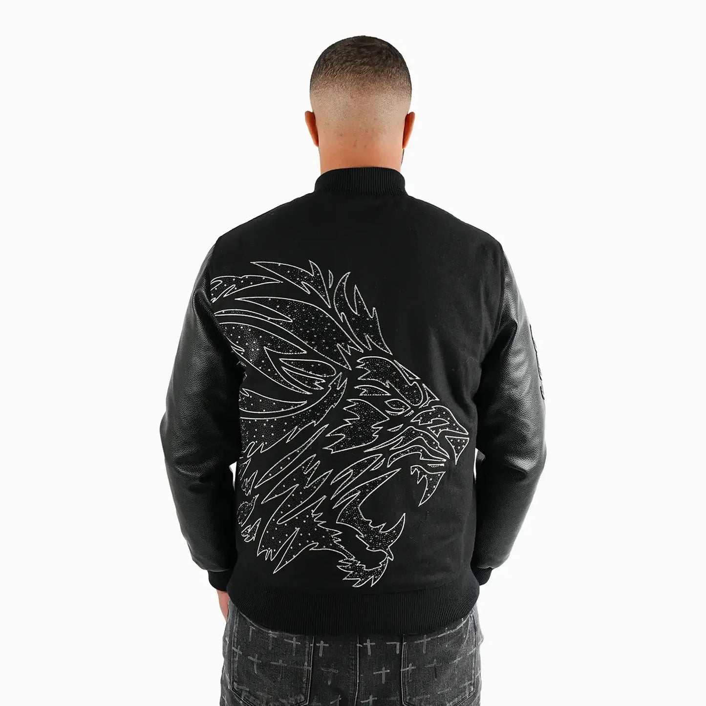 Men's Beast Wool Varsity Jacket