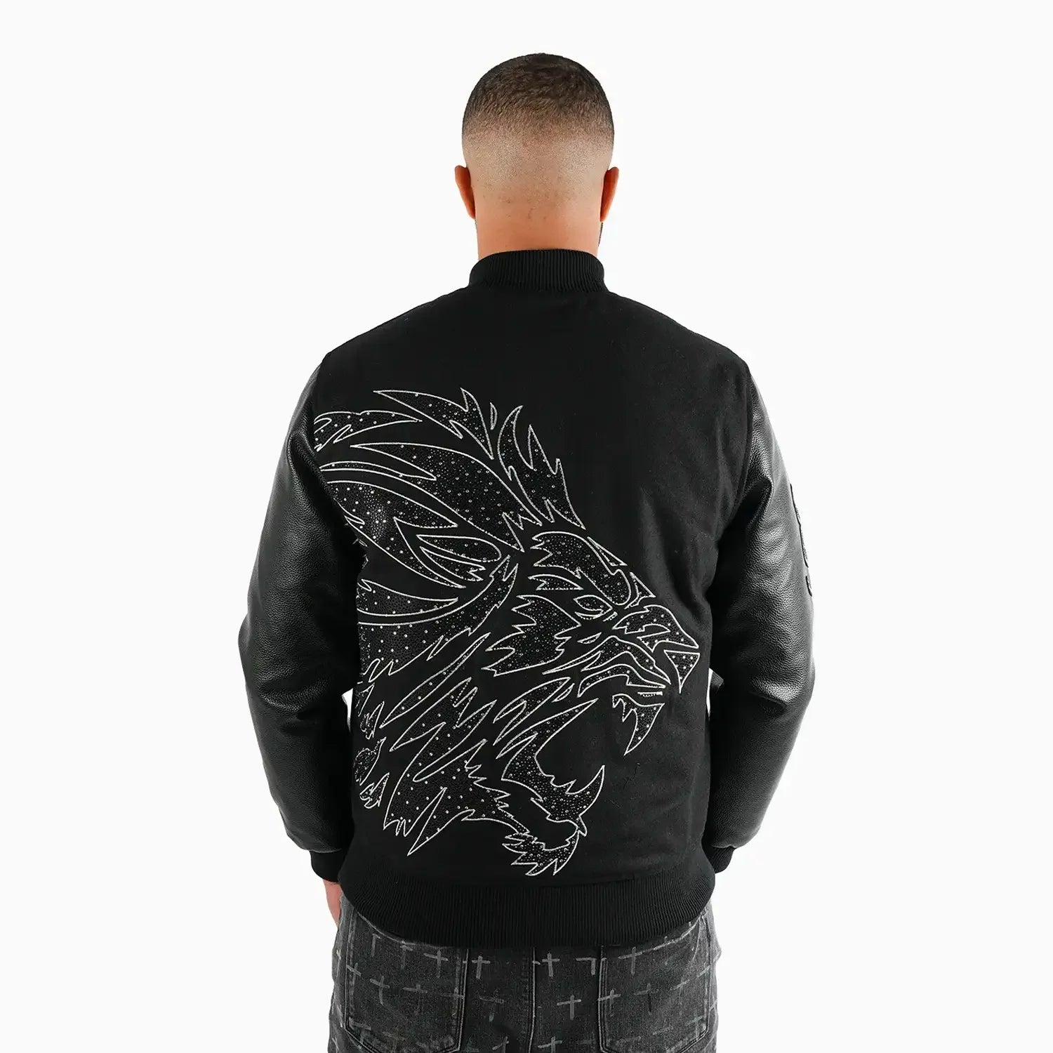 Men's Beast Wool Varsity Jacket