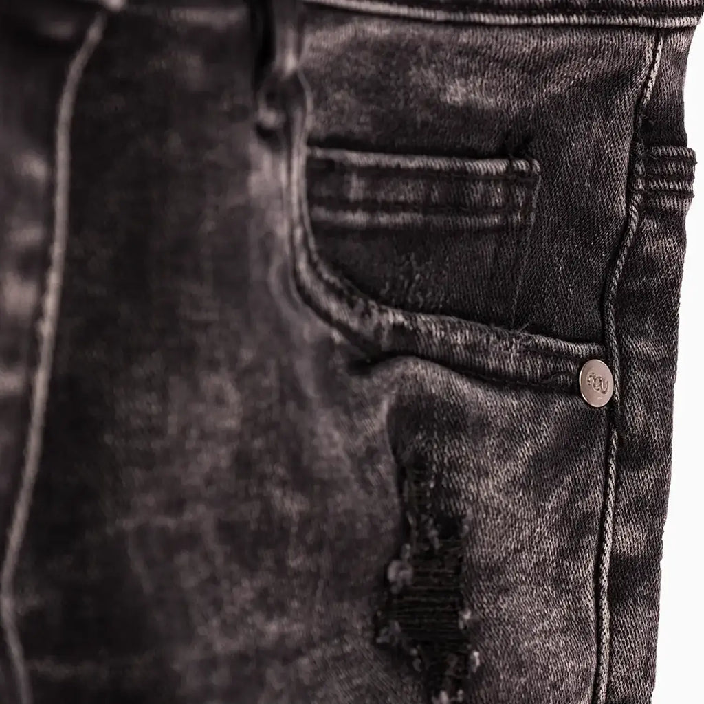 Men's Savar Rips Washed Jeans Pant Savar - Tops and Bottoms USA