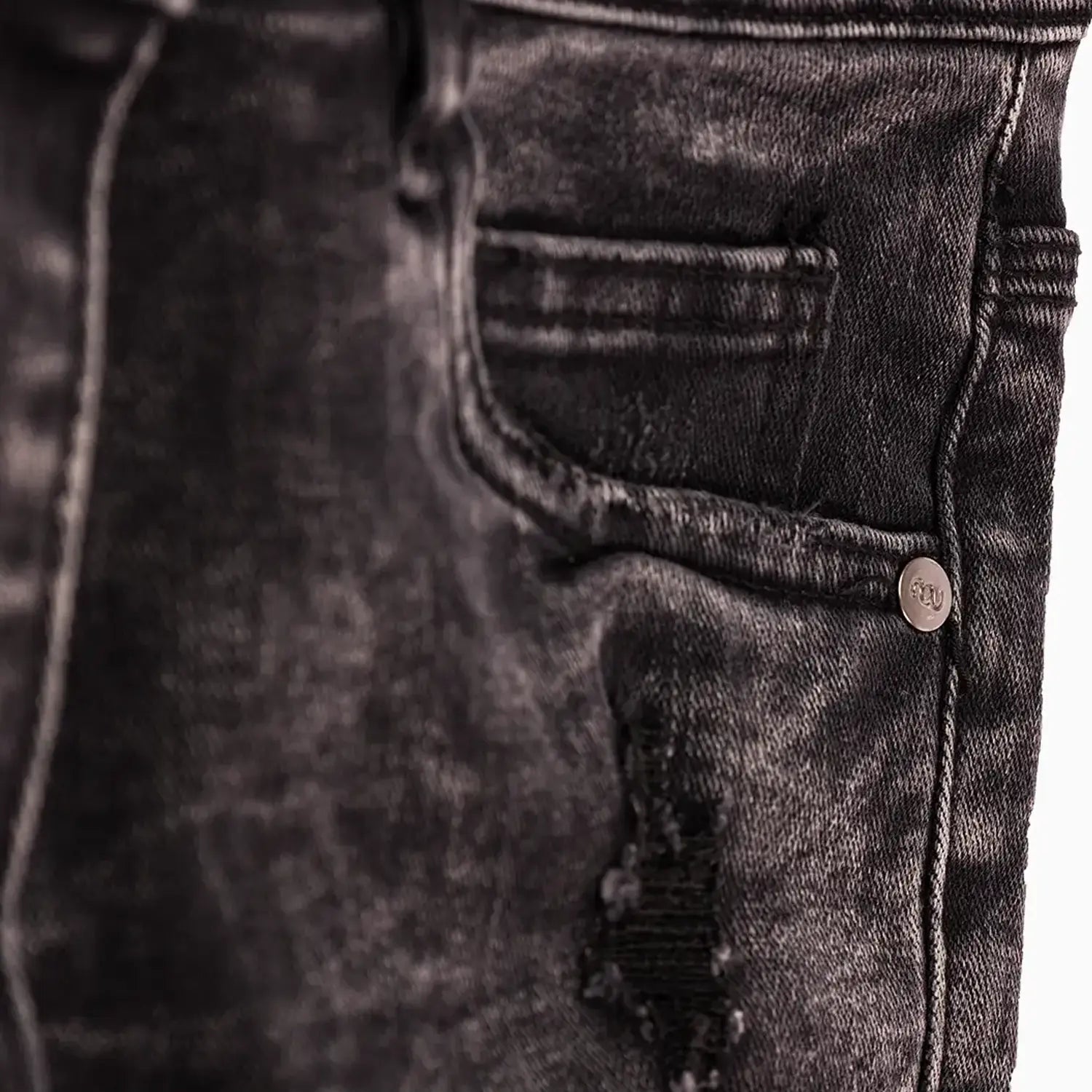 Men's Savar Rips Washed Jeans Pant Savar - Tops and Bottoms USA