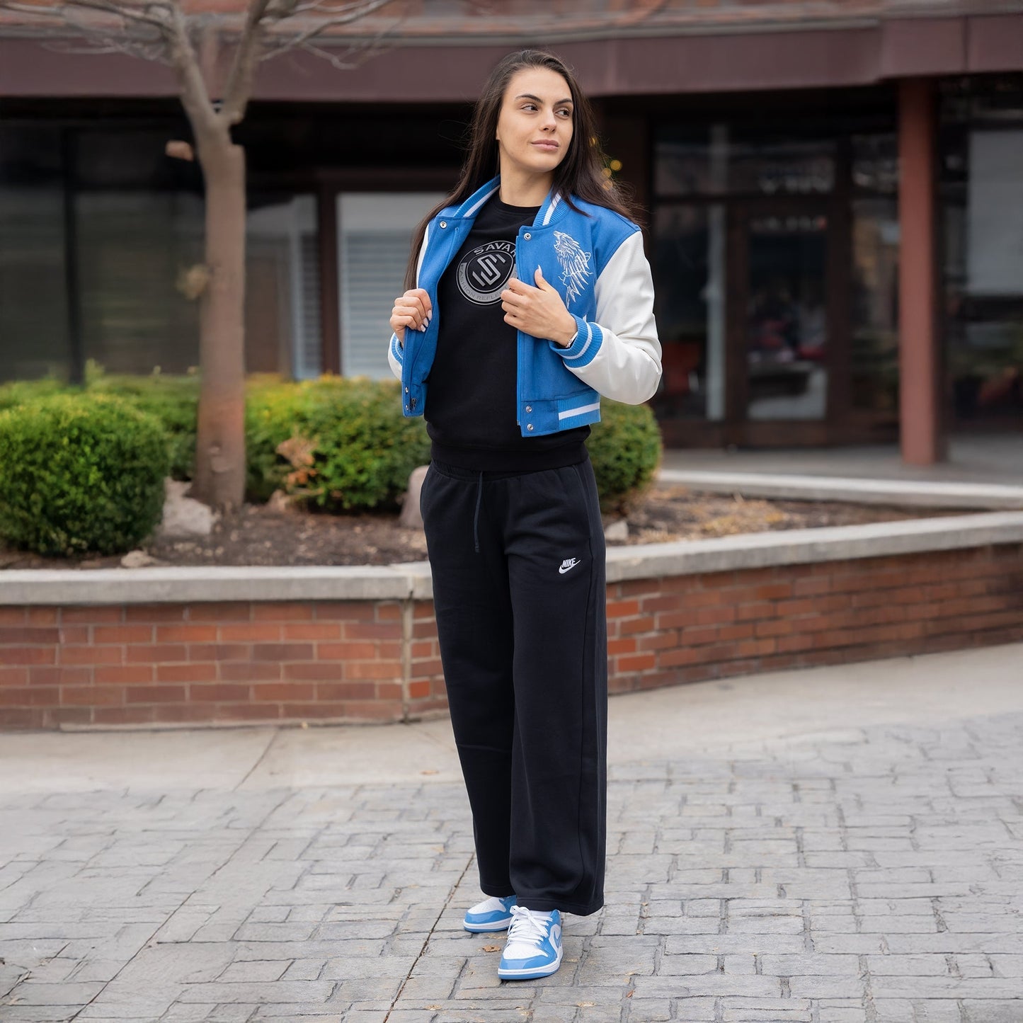 Women's Wings Wool Varsity Jacket