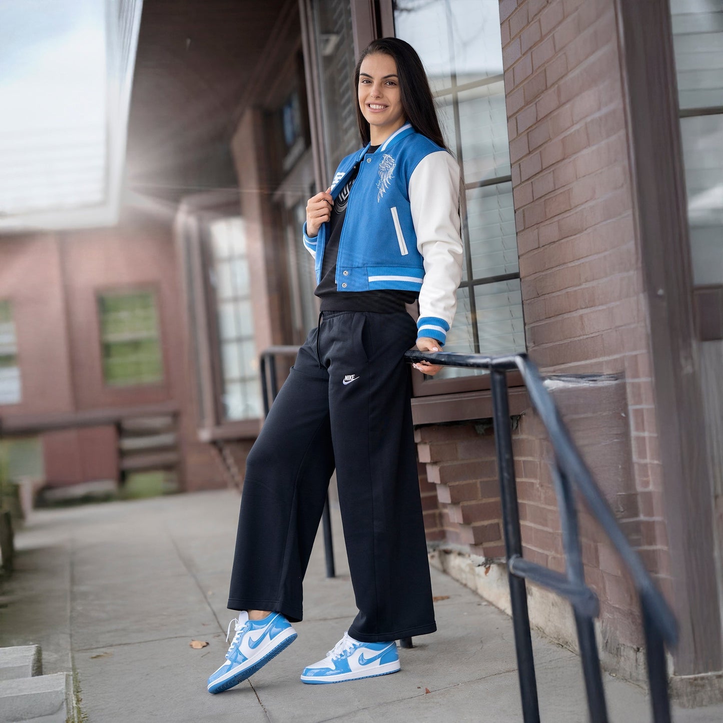 Women's Wings Wool Varsity Jacket