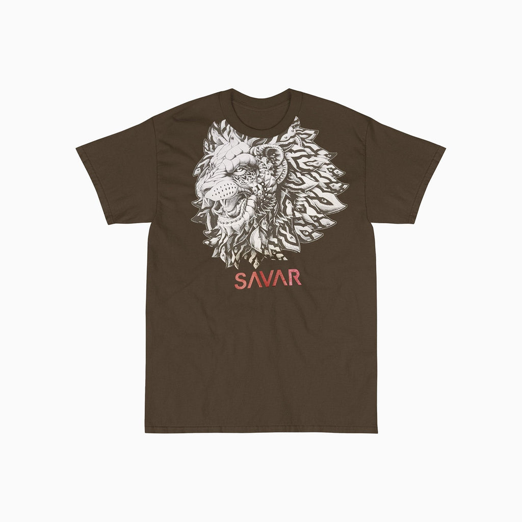 lion-design-printed-crew-neck-military-green-t-shirt-for-men-stg1370-milgreen