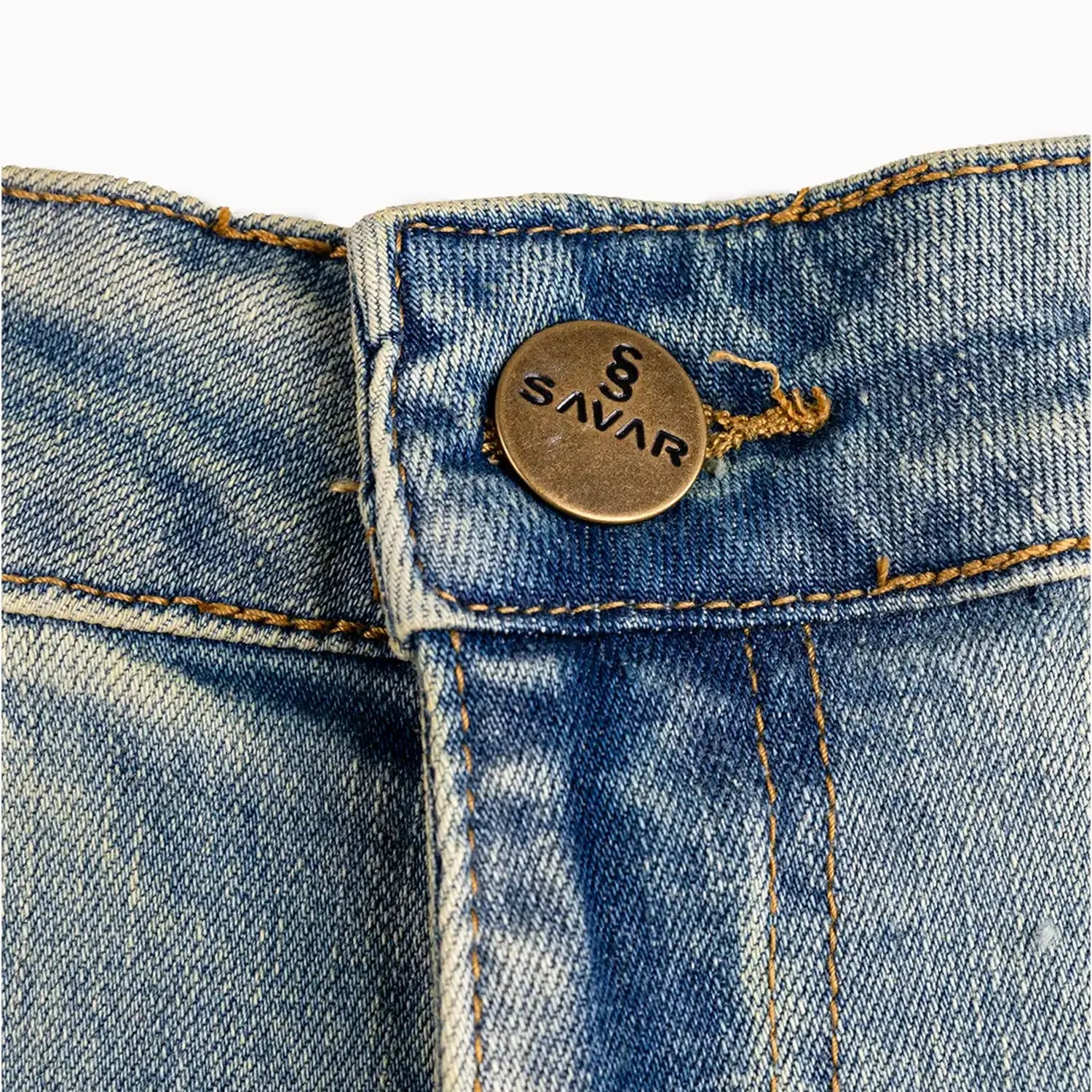 Men's Slim Fit Rips Vintage Jeans Pant