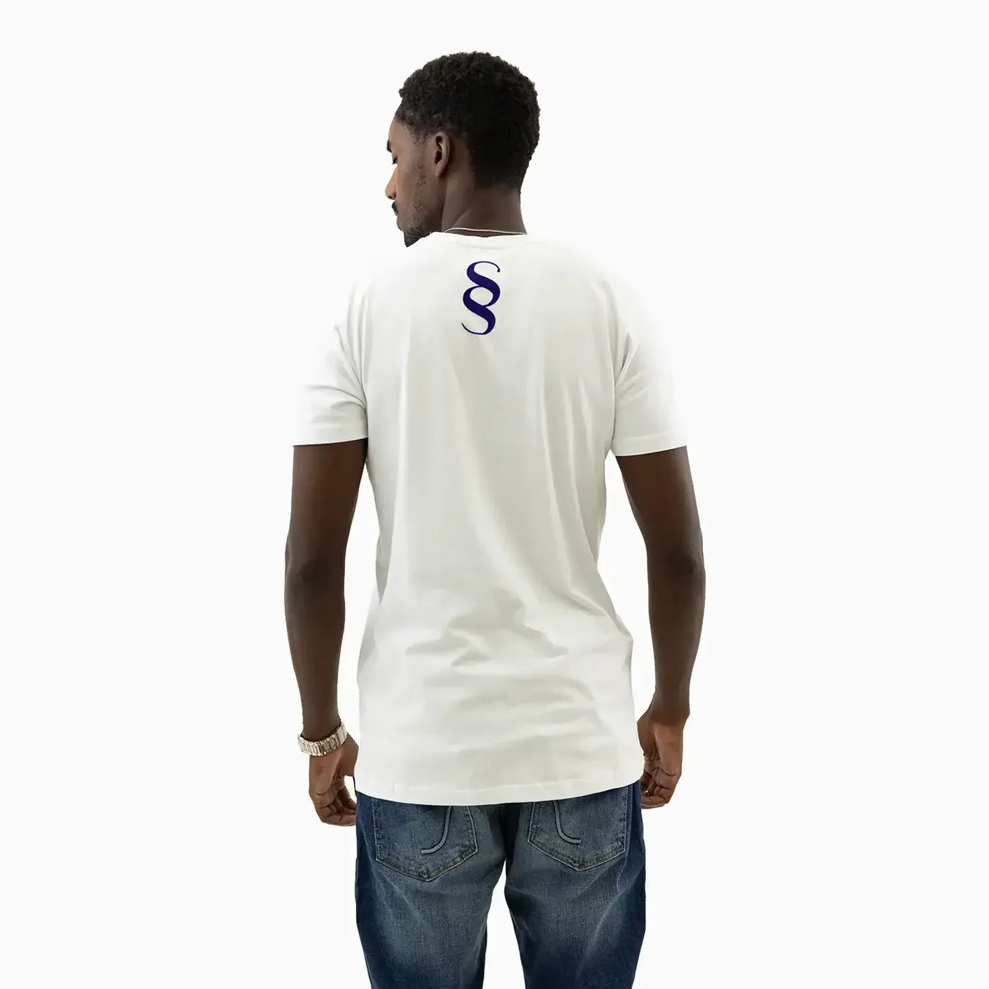 Men's Wings Graphic White T Shirt
