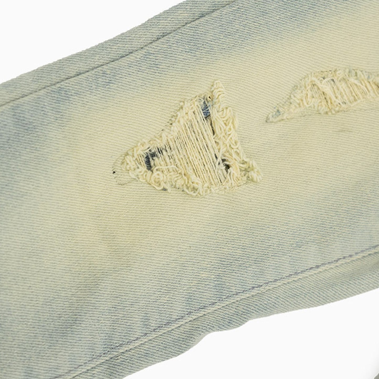 Kid's Savar Ice Blue Tinted Slim Denim Jeans Pant