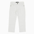 Kid's Savar White Slim Denim Jeans Pant