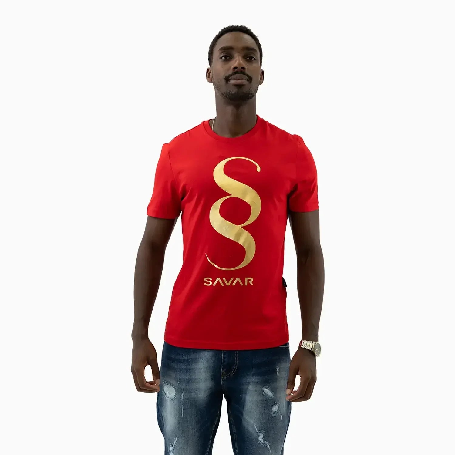 savar-double-s-design-printed-red-t-shirt-for-men-str8600-red