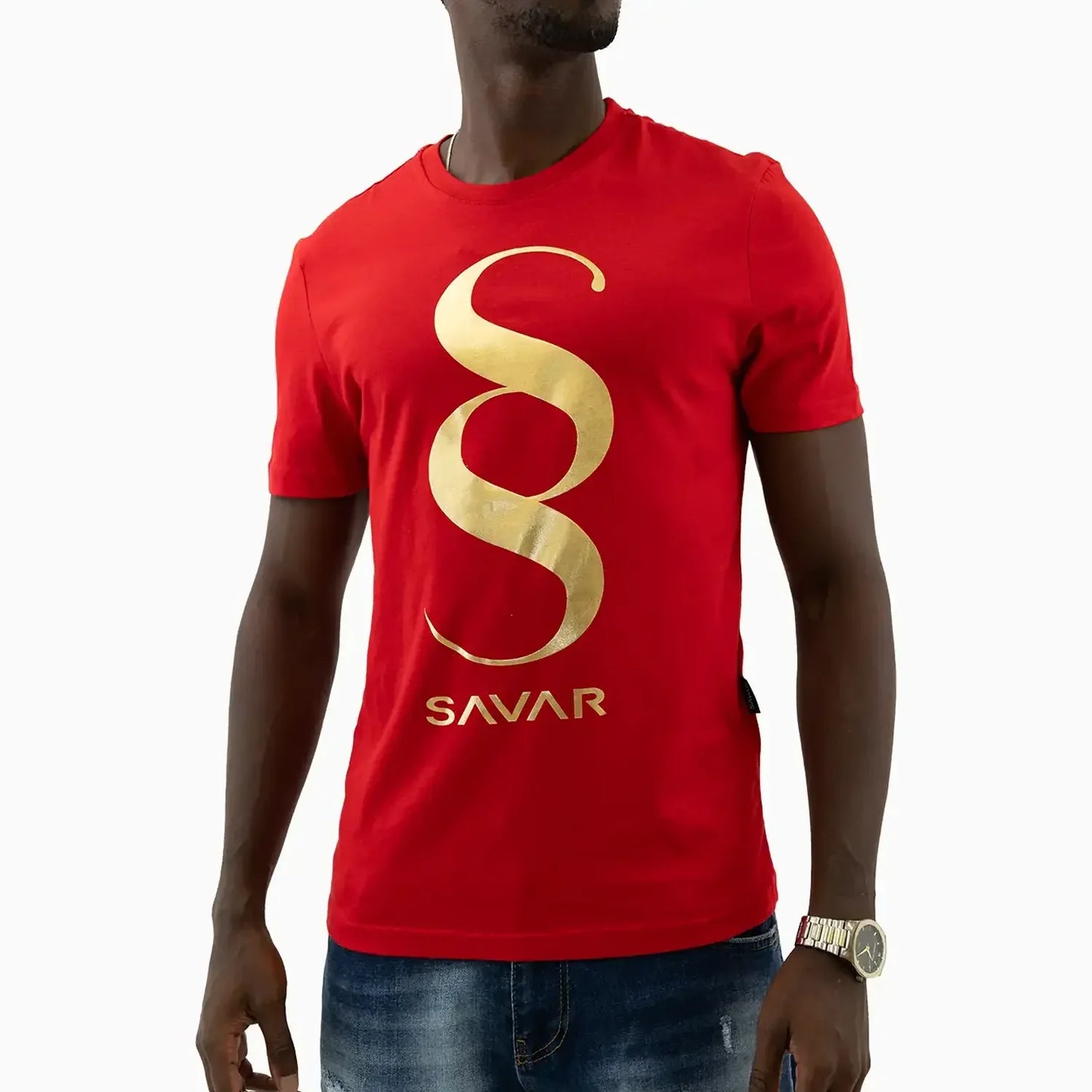 savar-double-s-design-printed-red-t-shirt-for-men-str8600-red