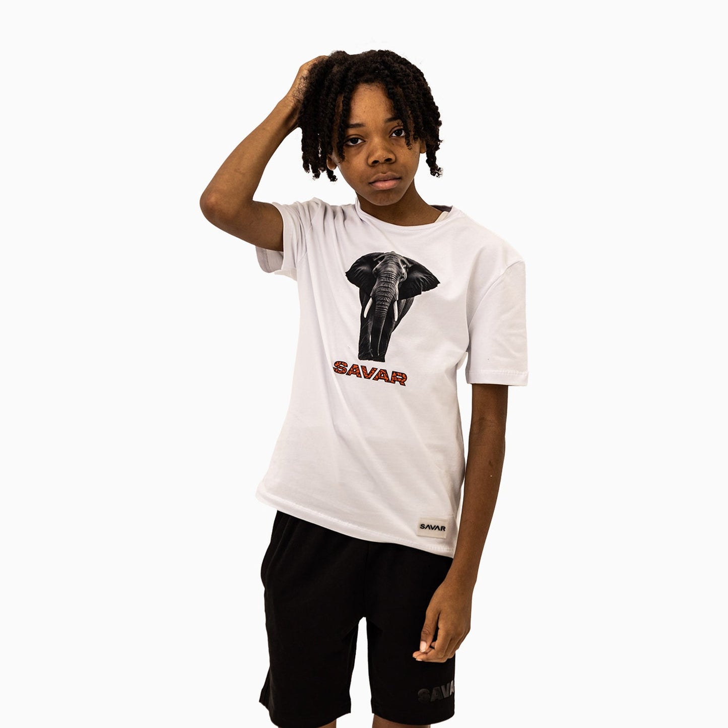 Kid's Elephant Logo Short Sleeve T-Shirt