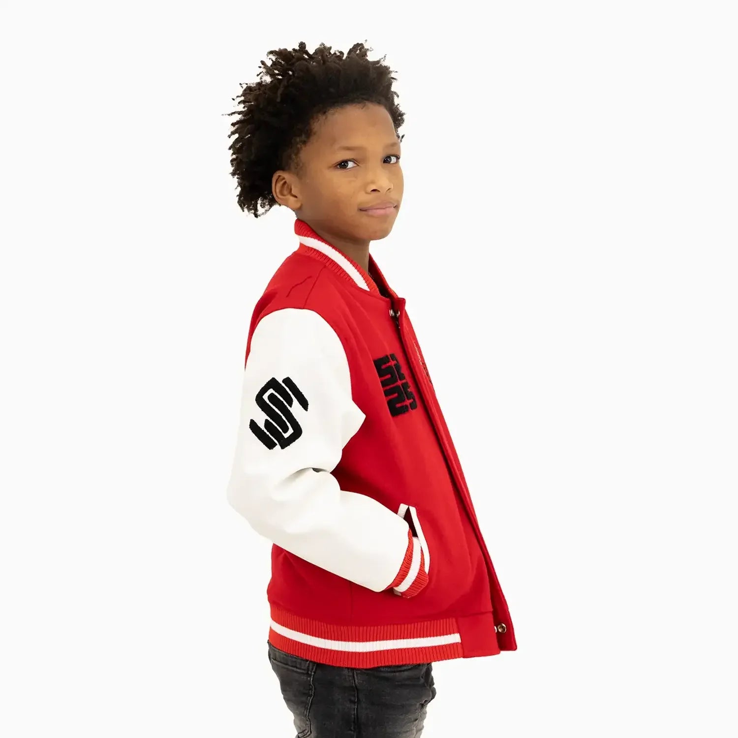 Kid's Wings Wool Varsity Jacket