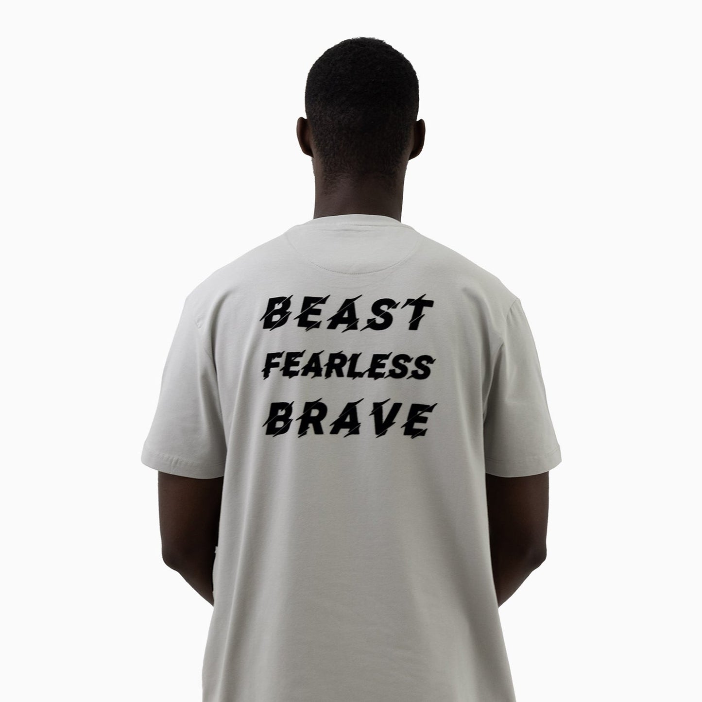 Men's Beast Fearless Brave Short Sleeve T-Shirt