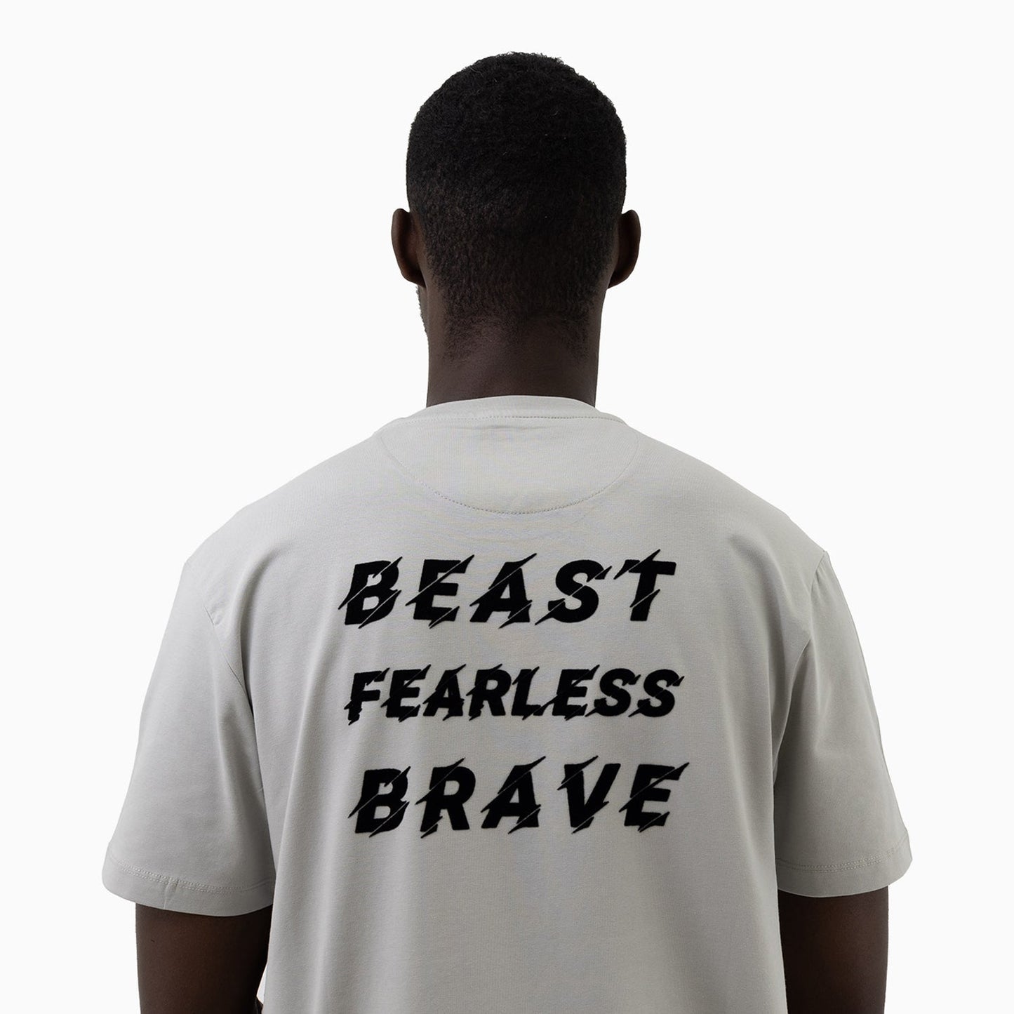 Men's Beast Fearless Brave Short Sleeve T-Shirt