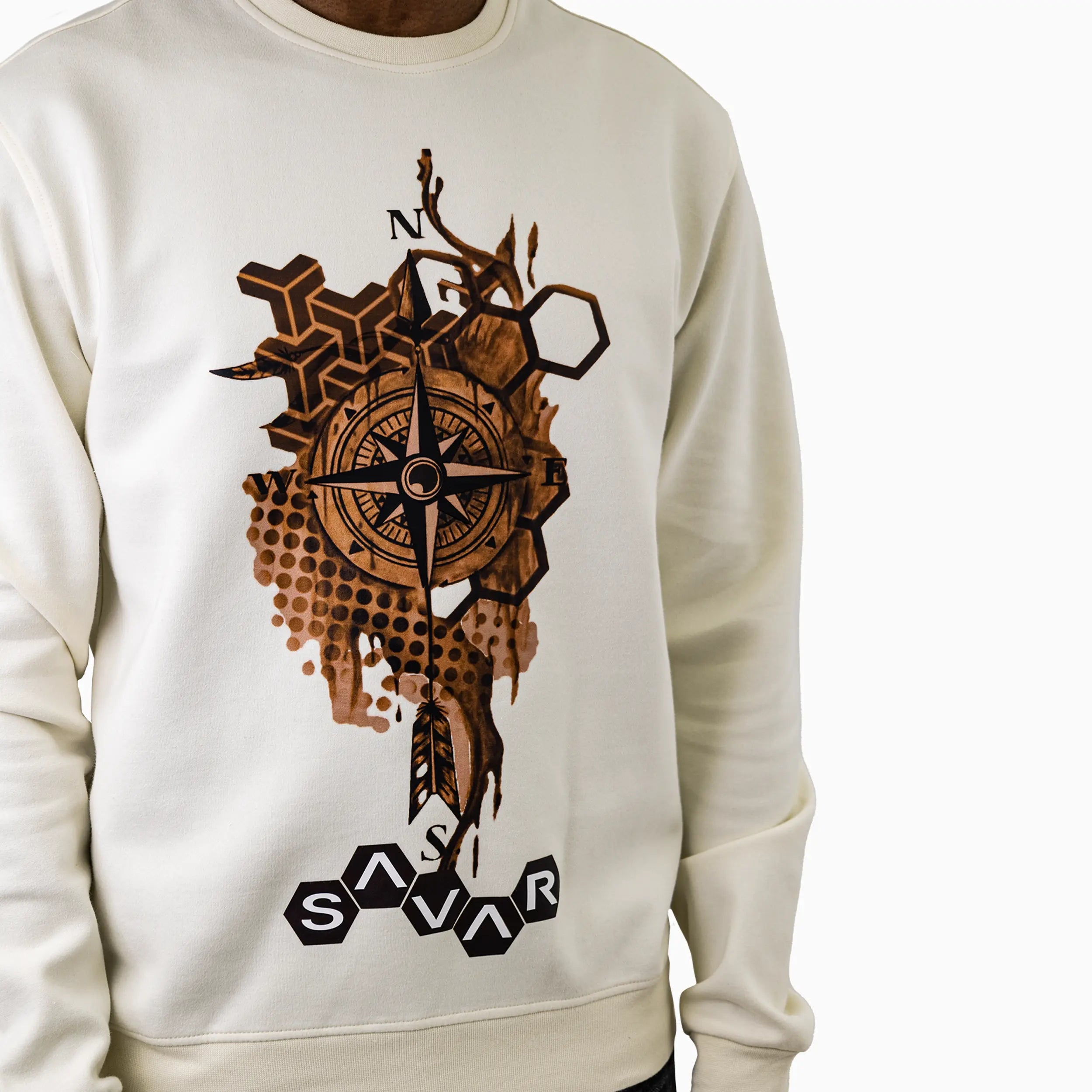 Men's Compass Crew Neck Sweatshirt