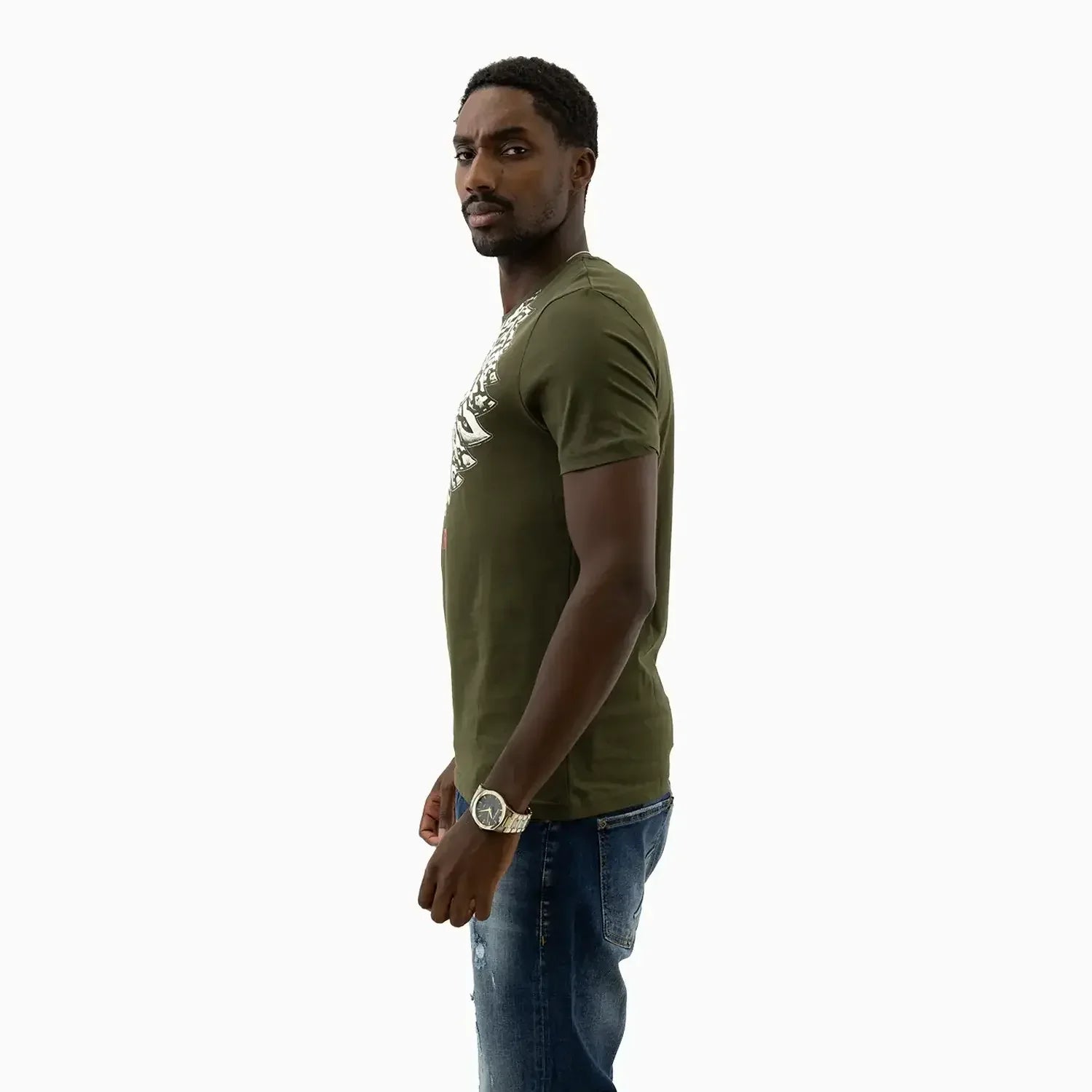 savar-mens-lion-graphics-crew-neck-t-shirt-stg1370-milgreen