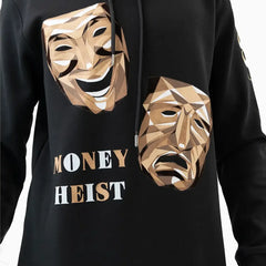 Men's Money Heist Graphic Pull Over Hoodie