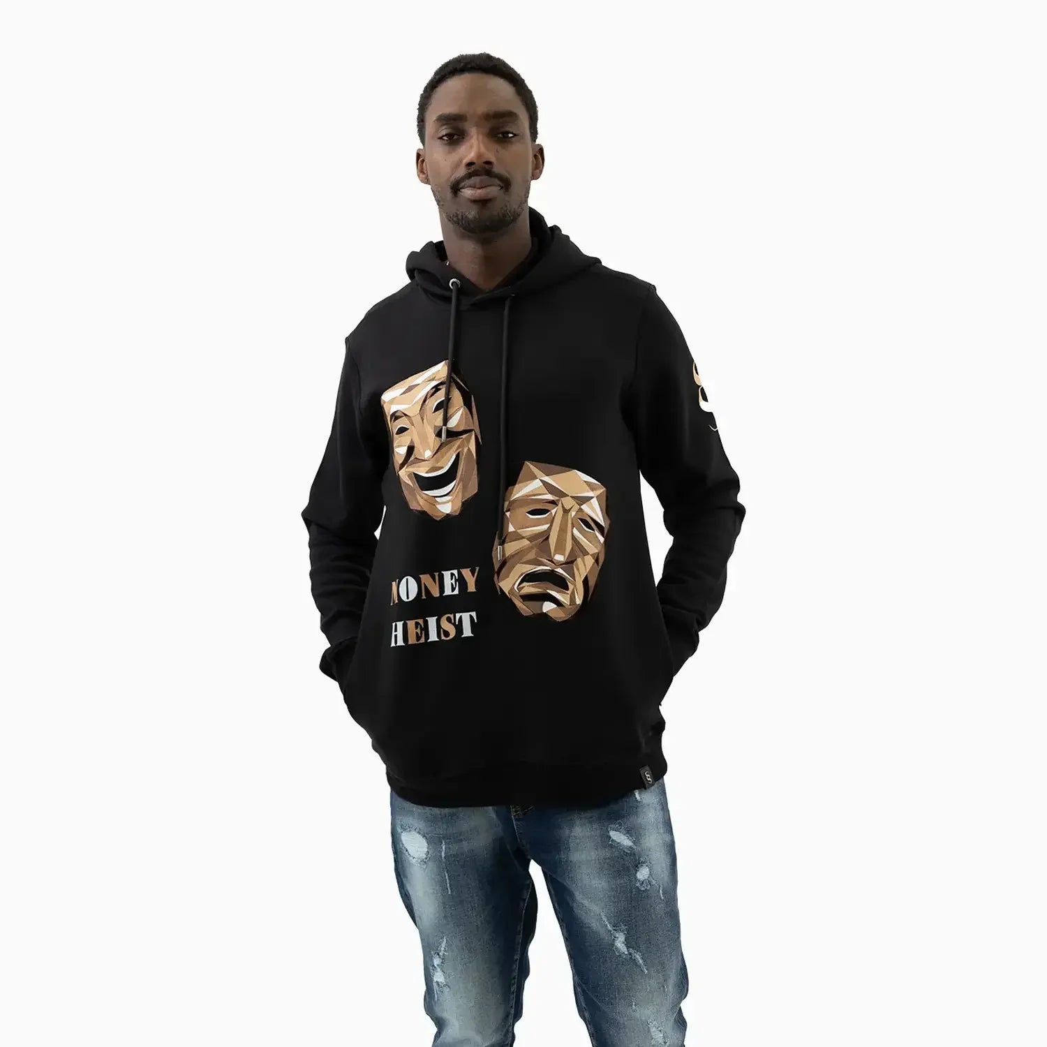 Men's Money Heist Graphic Pull Over Hoodie