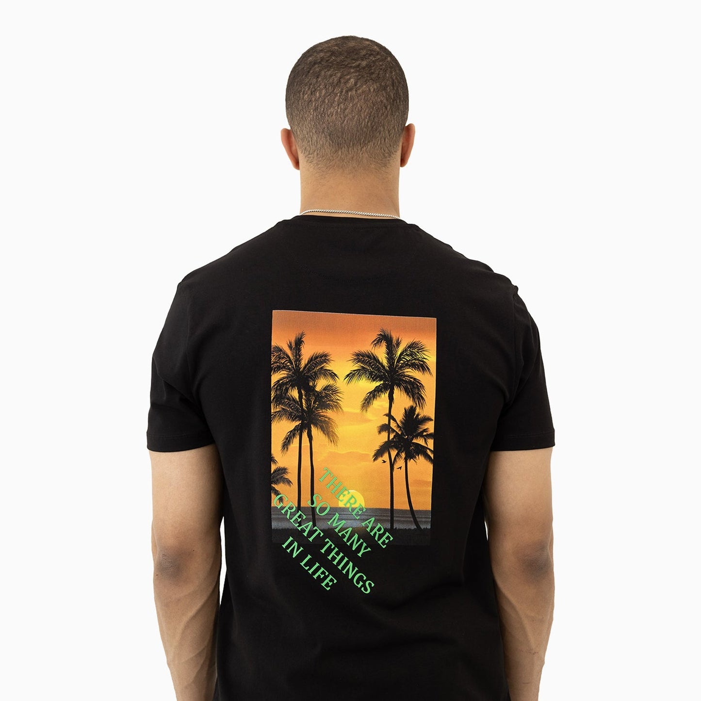 Men's Palm Tree Short Sleeve T-Shirt