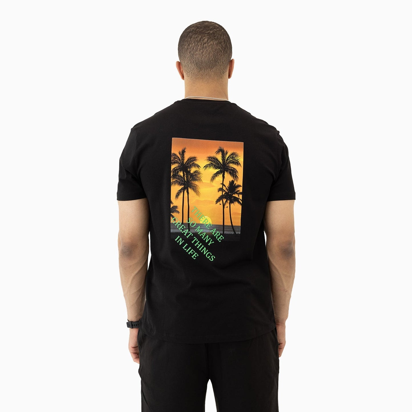Men's Palm Tree Short Sleeve T-Shirt