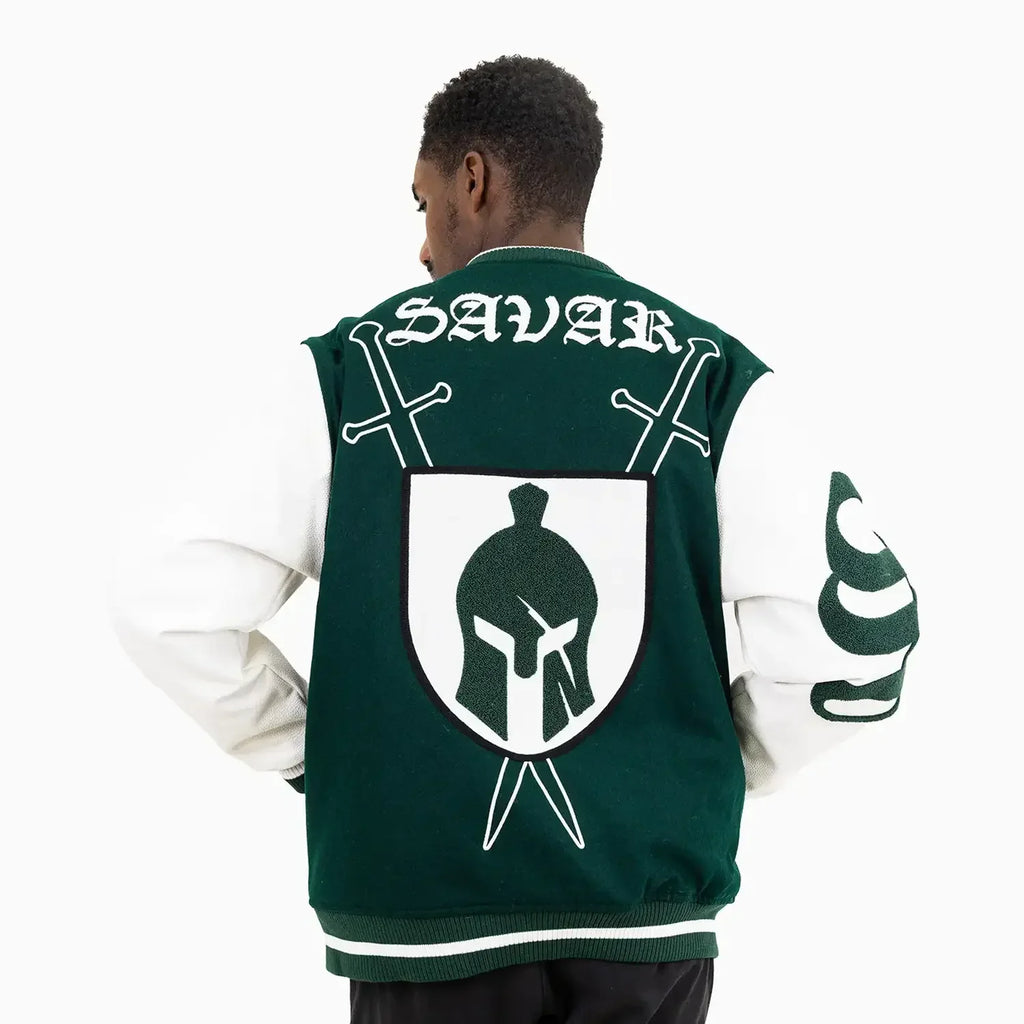 Men's Shield Wool Varsity Jacket