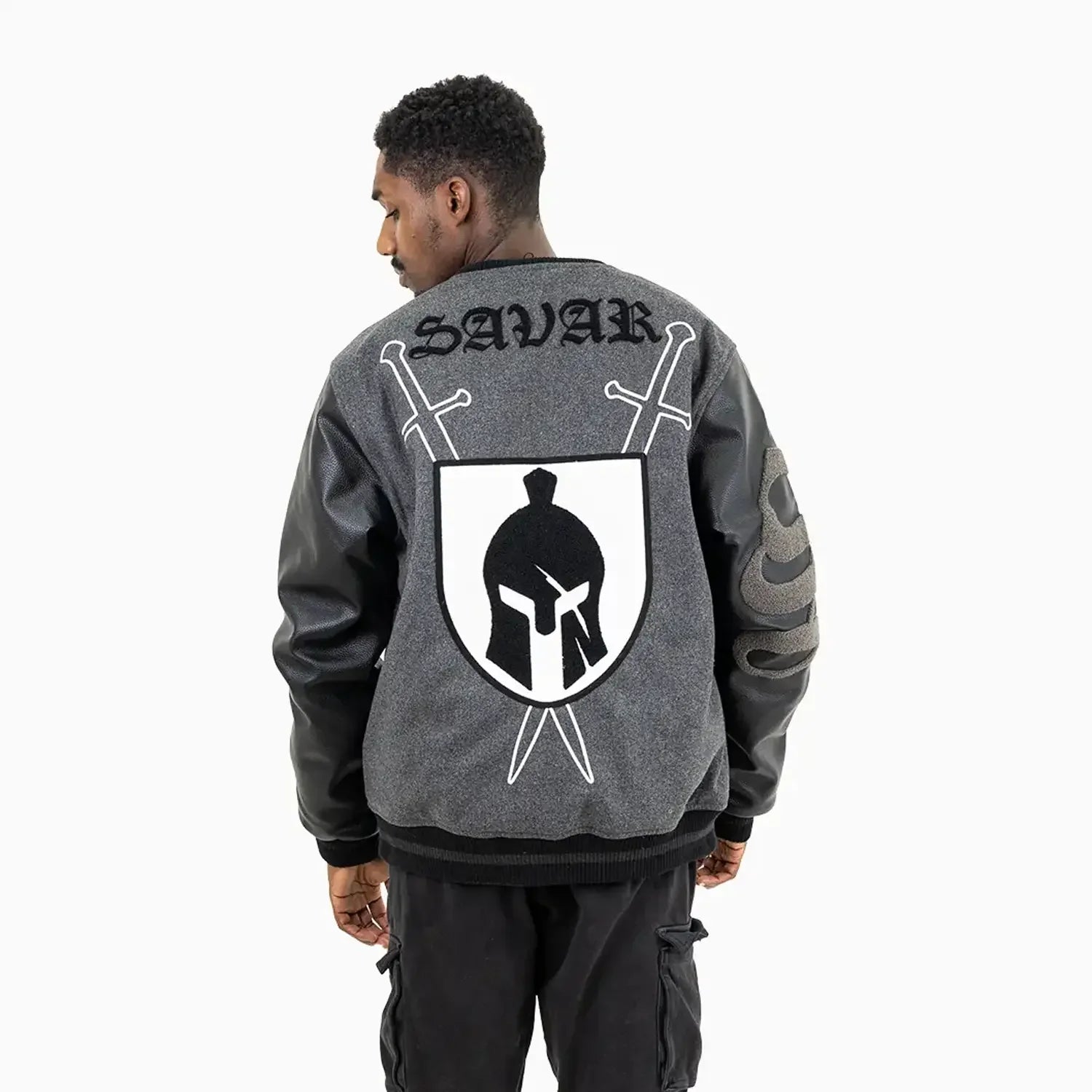 Men's Shield Wool Varsity Jacket