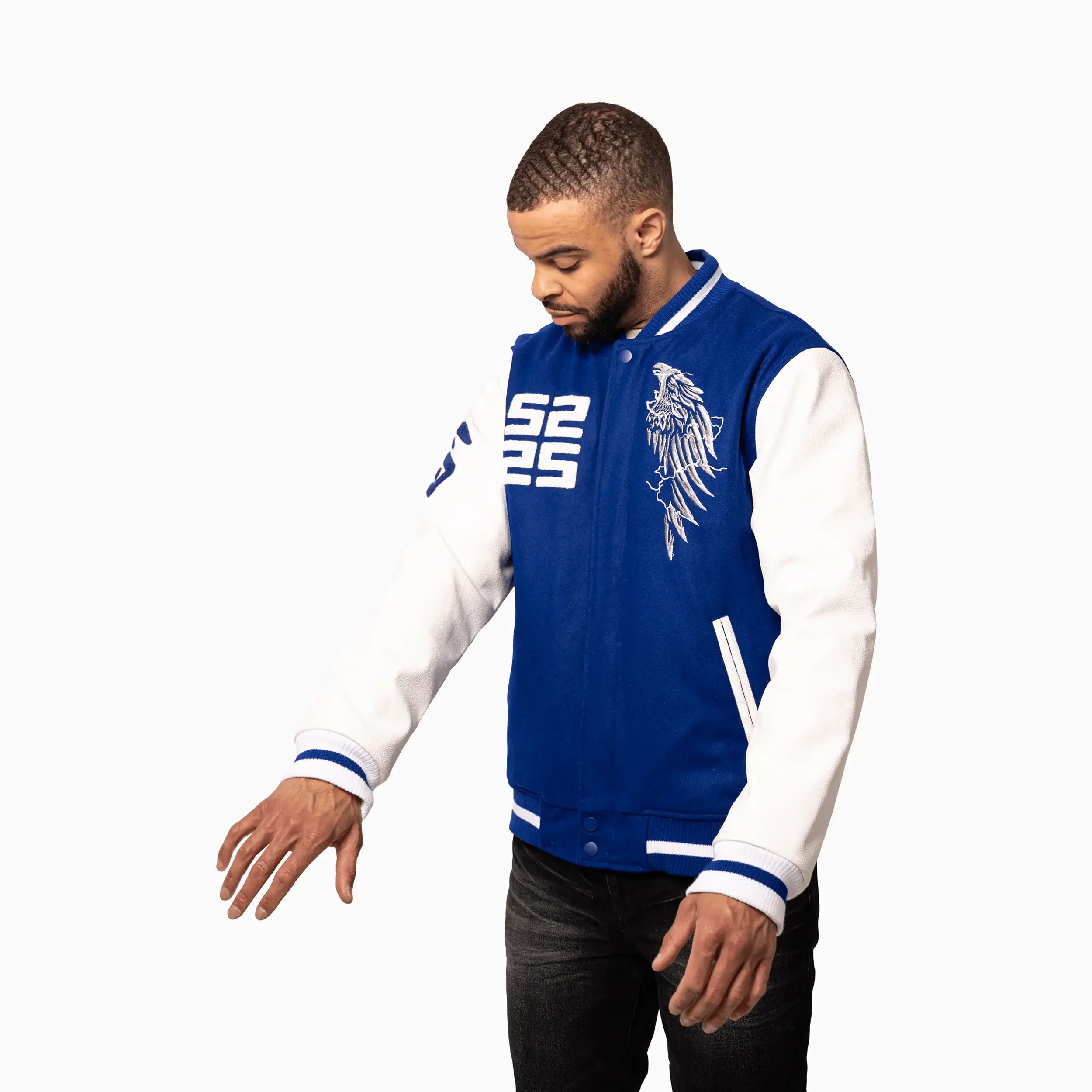 Men's Wings Wool Varsity Jacket