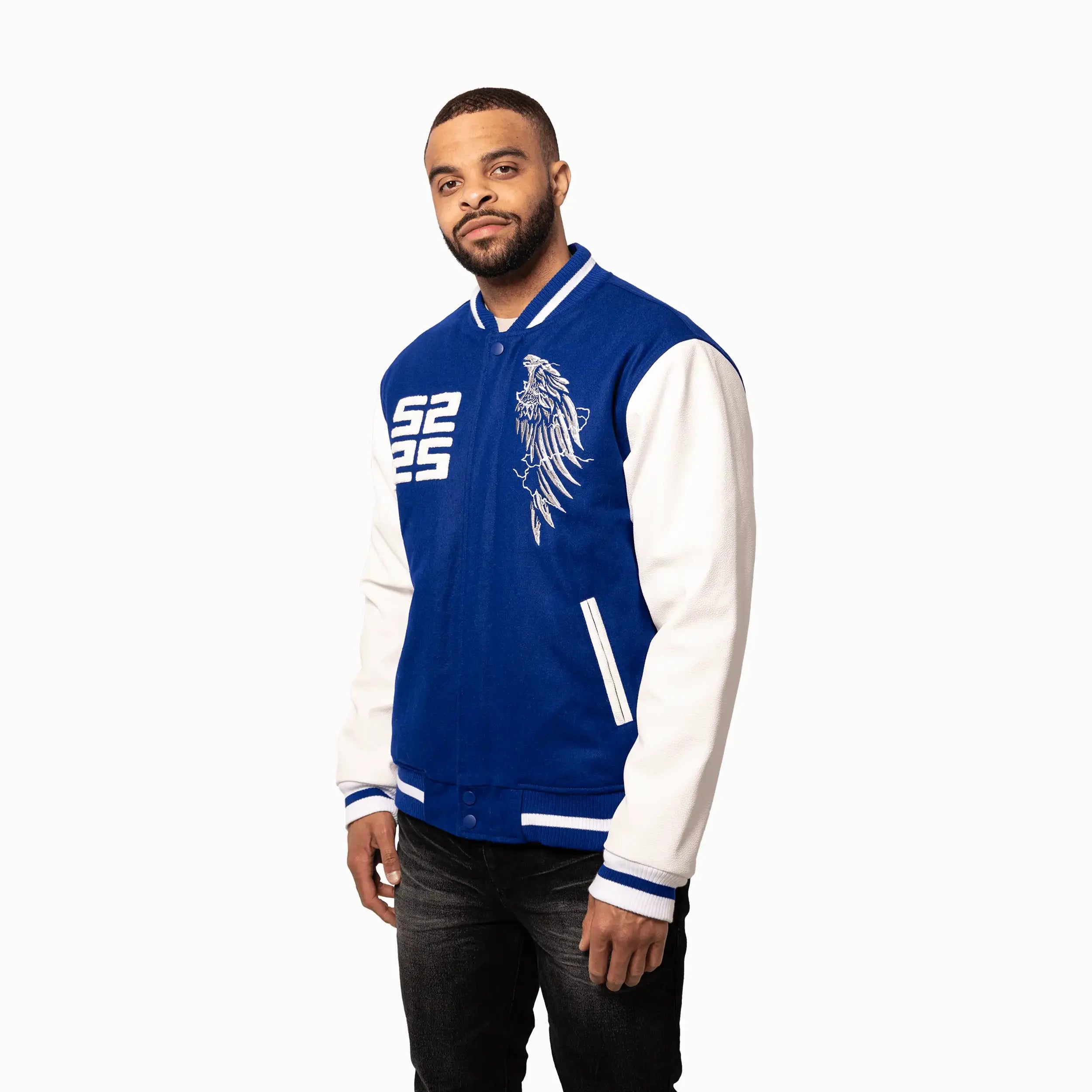 Men's Wings Wool Varsity Jacket