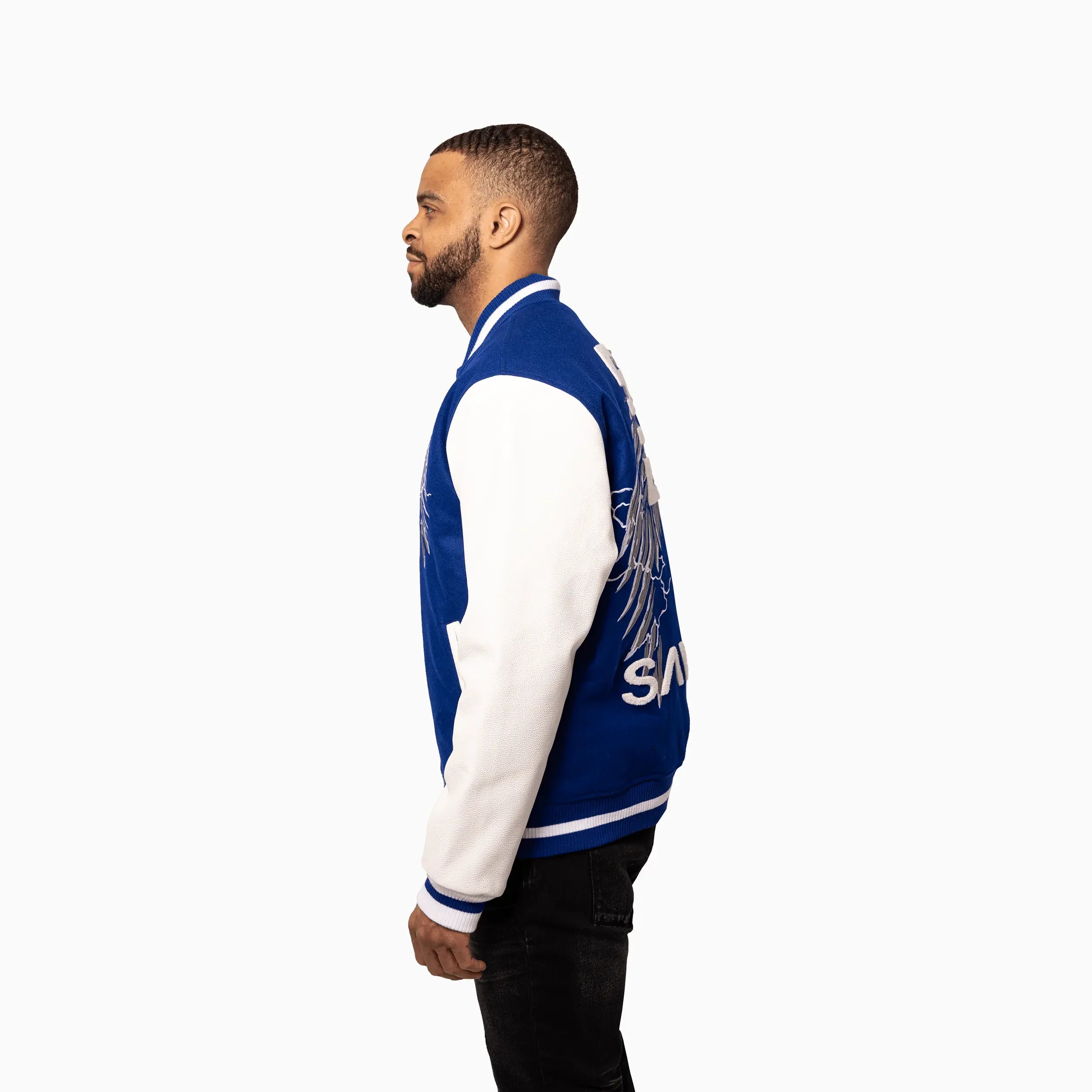 Men's Wings Wool Varsity Jacket