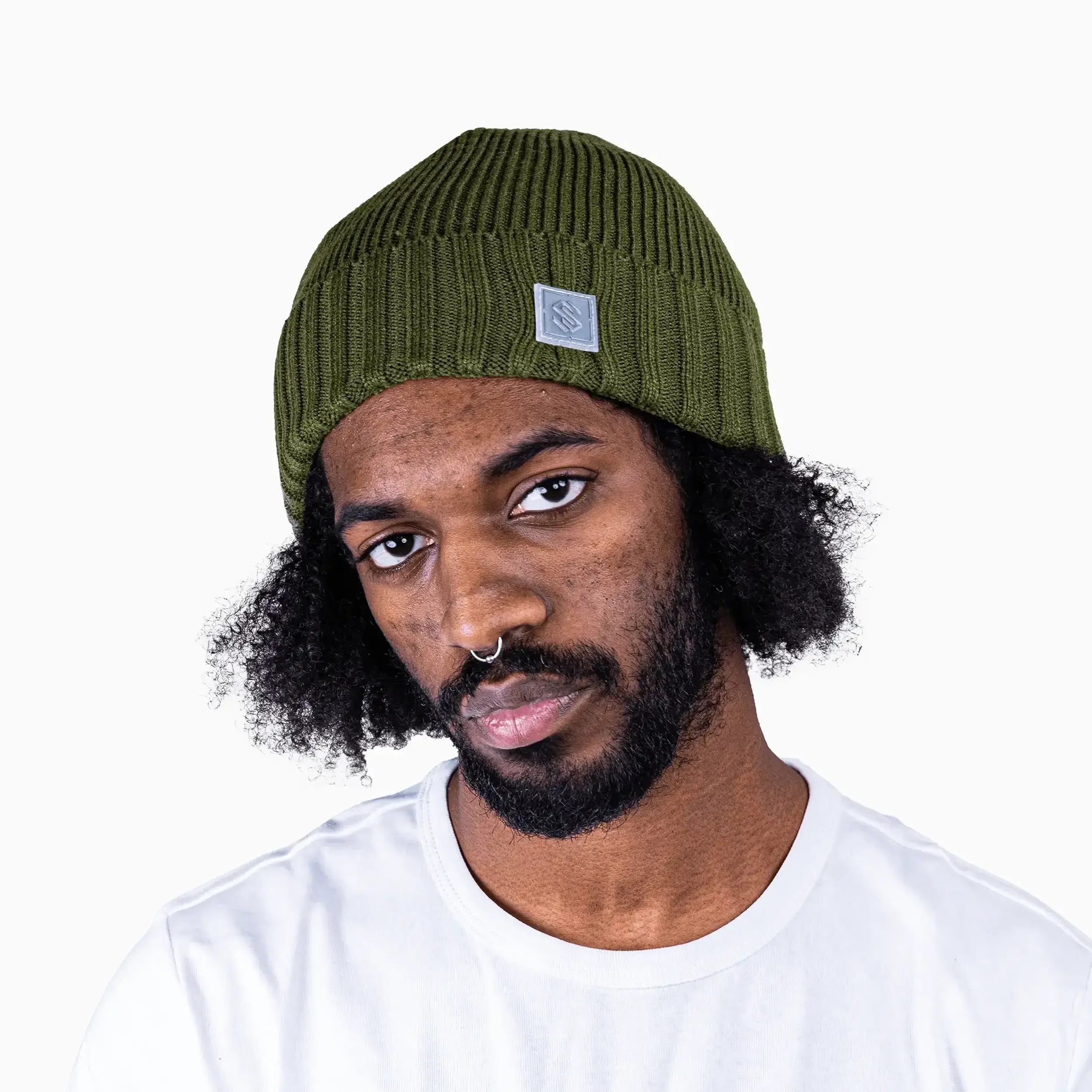 Savar Ribbed Cuff Beanie Hat