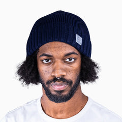 Savar Ribbed Cuff Beanie Hat