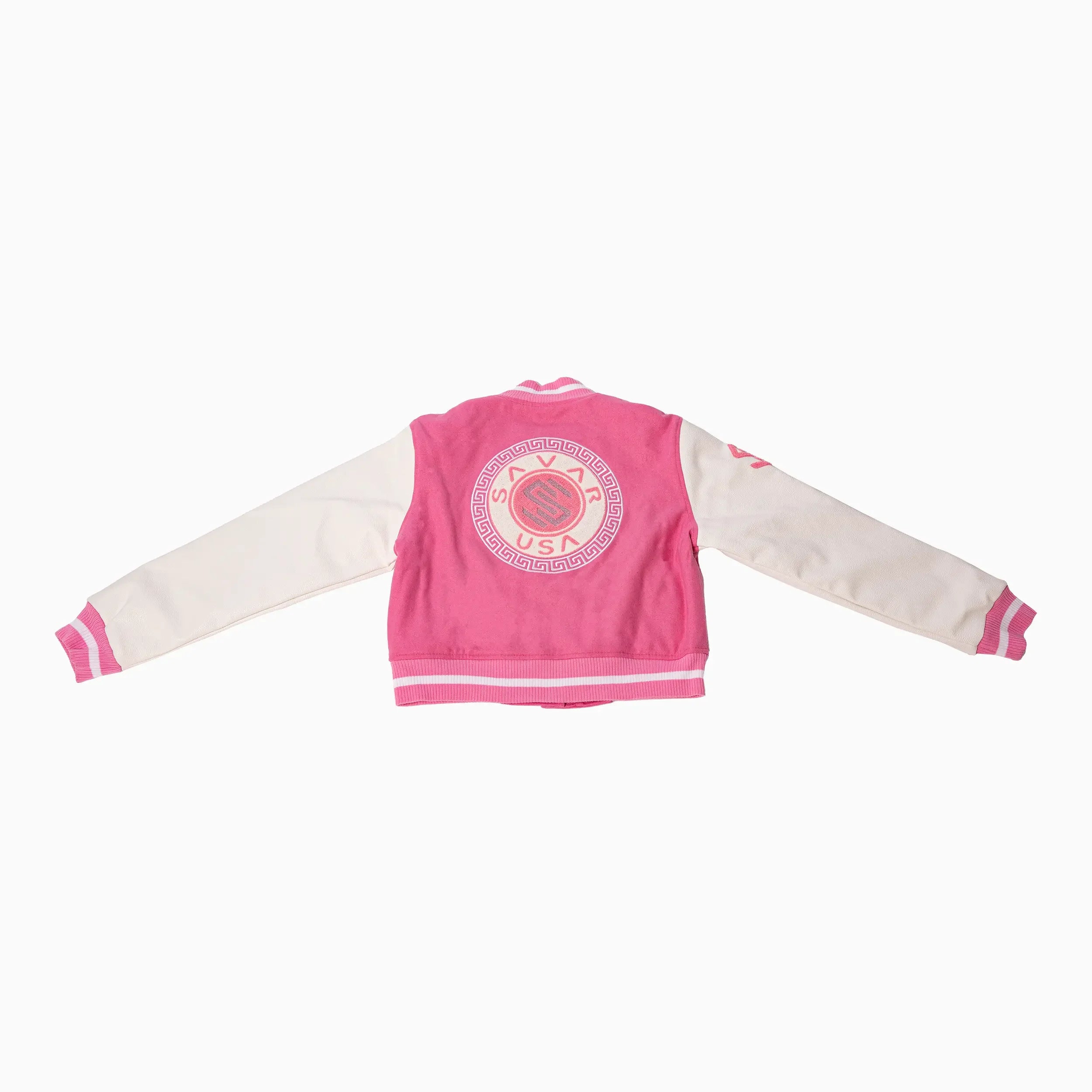 Women's Circle Wool Varsity Jacket