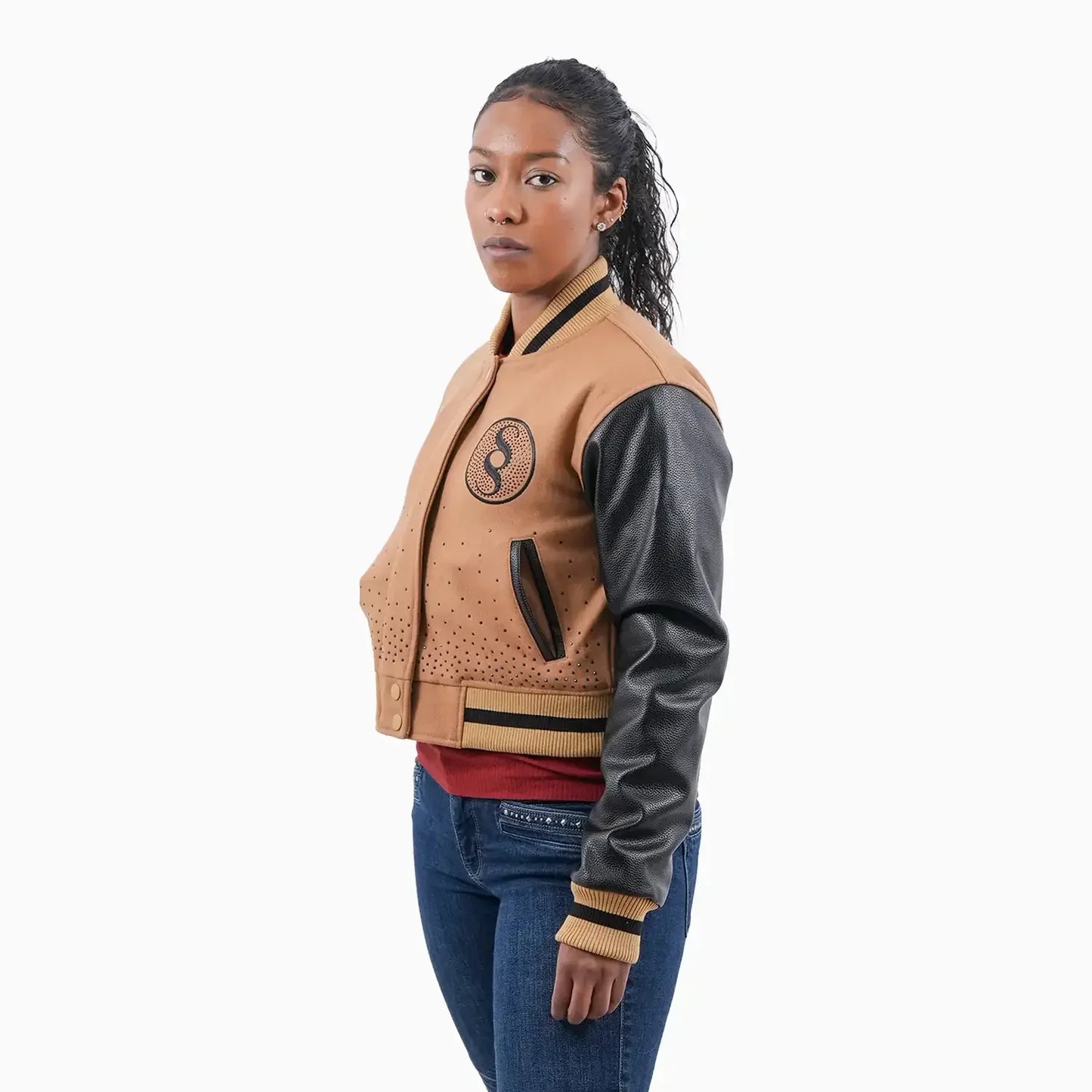 Women's Imperial Crest Wool Varsity Jacket