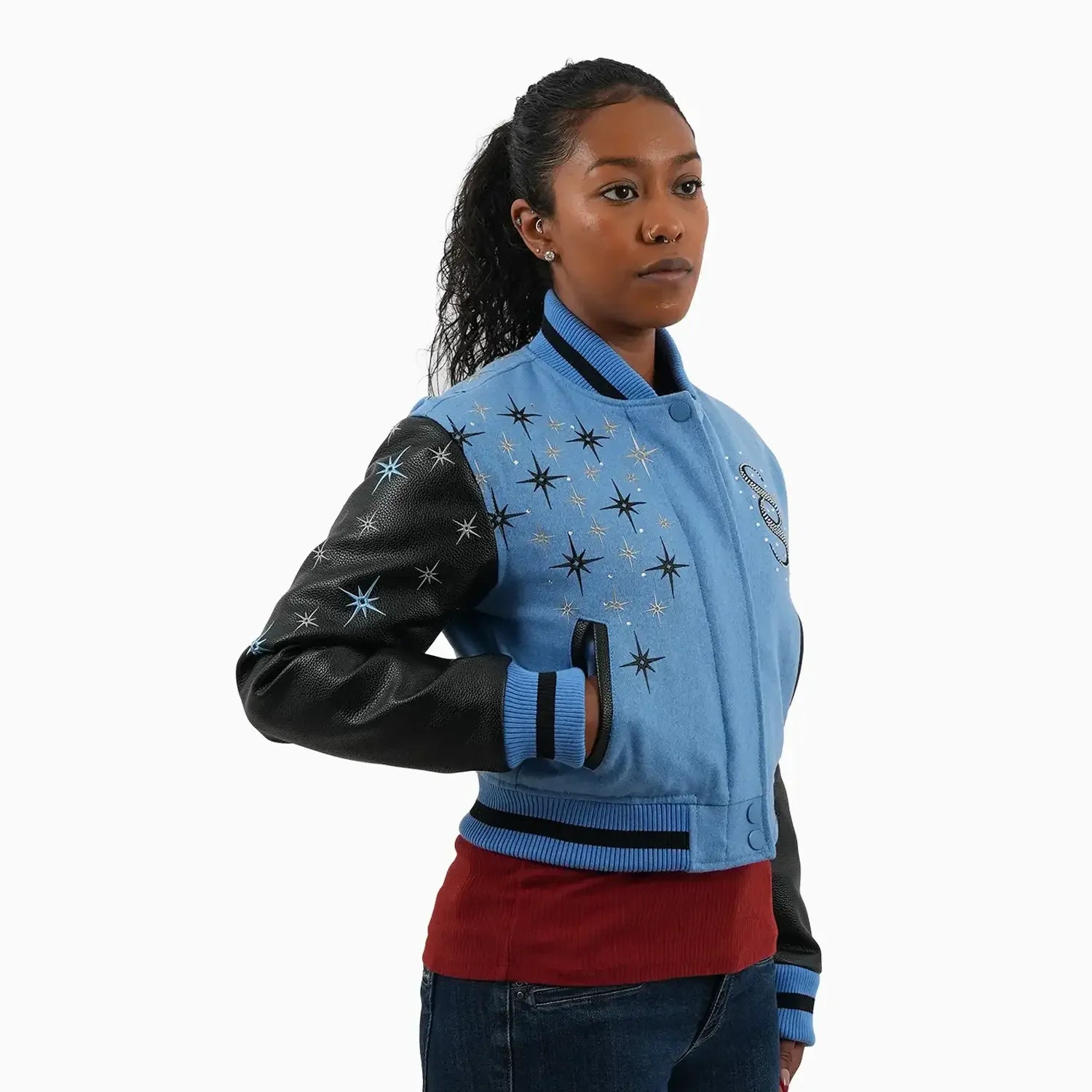 Women's Starlight Wool Varsity Jacket