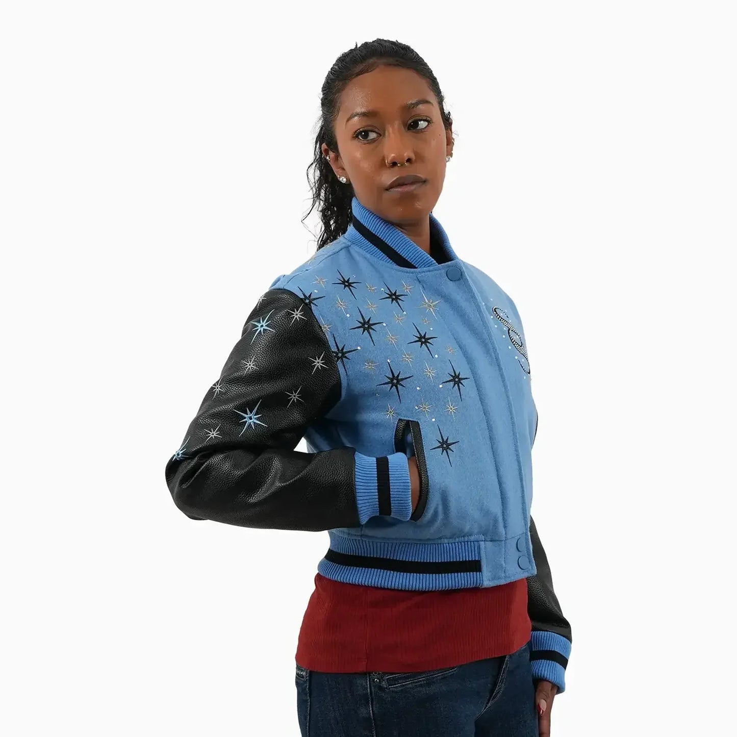 Women's Starlight Wool Varsity Jacket